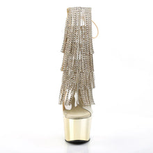 Load image into Gallery viewer, Tacones Pleaser ADORE-1017RSF Transparente Dorado Cromo
