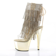 Load image into Gallery viewer, Tacones Pleaser ADORE-1017RSF Transparente Dorado Cromo
