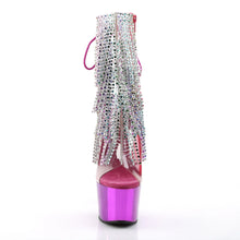 Load image into Gallery viewer, Tacones Pleaser ADORE-1017RSF Transparente Fuchsia Cromo
