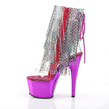 Load image into Gallery viewer, Tacones Pleaser ADORE-1017RSF Transparente Fuchsia Cromo
