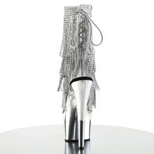 Carregar imagem no visualizador da galeria, Tacones Pleaser ADORE-1017RSF Transparente Plata Cromo
