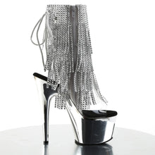 Carregar imagem no visualizador da galeria, Tacones Pleaser ADORE-1017RSF Transparente Plata Cromo
