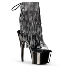 Load image into Gallery viewer, Tacones Pleaser ADORE-1017RSF Transparente Negro Dark
