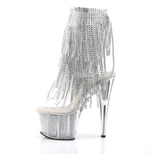 Cargar imagen en el visor de la galería, Tacones Pleaser ADORE-1017SRS Transparente Plata
