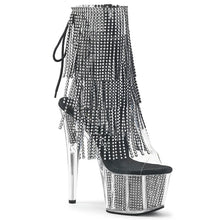 Cargar imagen en el visor de la galería, Tacones Pleaser ADORE-1017SRS Transparente Negro
