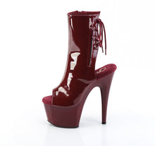Cargar imagen en el visor de la galería, Botas Pleaser ADORE-1018 - Burdeos charol / Burdeos
