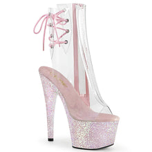 Cargar imagen en el visor de la galería, Tacones Pleaser ADORE-1018C Transparente Opal Purpurina
