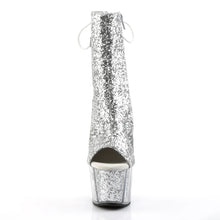 Cargar imagen en el visor de la galería, Tacones Pleaser ADORE-1018G Plata Purpurina
