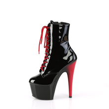 Cargar imagen en el visor de la galería, Botas Pleaser ADORE-1020 - Negro charol / Negro-rojo
