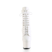 Cargar imagen en el visor de la galería, Botas Pleaser ADORE-1020 - Blanco piel sintética / Blanco mate
