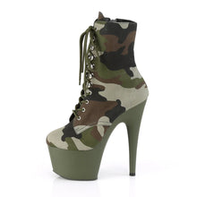 Cargar imagen en el visor de la galería, Tacones Pleaser ADORE-1020CAMO Verde Camo Fabric
