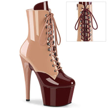 Cargar imagen en el visor de la galería, Tacones Pleaser ADORE-1020DC Rosa Nude Burdeos
