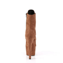 Load image into Gallery viewer, Tacones Pleaser ADORE-1020FS Caramel Faux Suede
