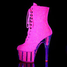 Cargar imagen en el visor de la galería, Tacones Pleaser ADORE-1020G Neon Rosa Purpurina
