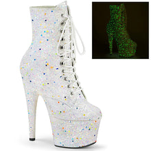 Cargar imagen en el visor de la galería, Tacones Pleaser ADORE-1020GDLG White Purpurina
