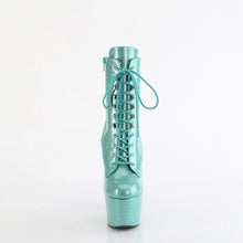 Load image into Gallery viewer, Tacones Pleaser ADORE-1020GP Aguamarina Purpurina Charol
