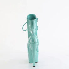 Load image into Gallery viewer, Tacones Pleaser ADORE-1020GP Aguamarina Purpurina Charol
