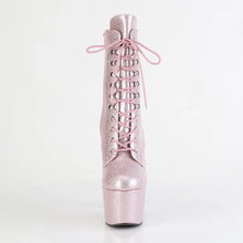 Cargar imagen en el visor de la galería, Tacones Pleaser ADORE-1020GP Rosa Nude Purpurina
