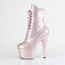 Cargar imagen en el visor de la galería, Tacones Pleaser ADORE-1020GP Rosa Nude Purpurina
