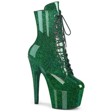 Load image into Gallery viewer, Tacones Pleaser ADORE-1020GP Emerald Verde Purpurina
