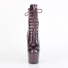 Carregar imagem no visualizador da galeria, Tacones Pleaser ADORE-1020GP Eggplant Purpurina Charol
