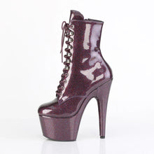 Carregar imagem no visualizador da galeria, Tacones Pleaser ADORE-1020GP Eggplant Purpurina Charol

