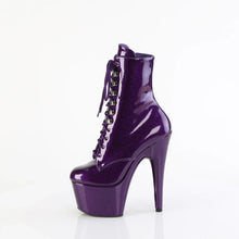Load image into Gallery viewer, Tacones Pleaser ADORE-1020GP Morado Purpurina Charol
