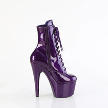 Load image into Gallery viewer, Tacones Pleaser ADORE-1020GP Morado Purpurina Charol
