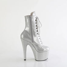 Cargar imagen en el visor de la galería, Tacones Pleaser ADORE-1020GP Plata Purpurina Charol
