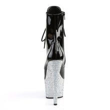 Cargar imagen en el visor de la galería, Tacones Pleaser ADORE-1020LG Negro Charol Plata
