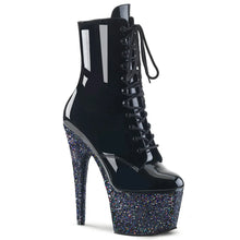 Load image into Gallery viewer, Tacones Pleaser ADORE-1020LG Negro Charol Purpurina

