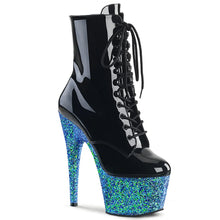Carregar imagem no visualizador da galeria, Tacones Pleaser ADORE-1020LG Negro Charol Azul
