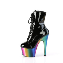 Load image into Gallery viewer, Tacones Pleaser ADORE-1020RC Negro Charol Rainbow
