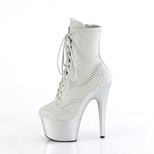Load image into Gallery viewer, Tacones Pleaser ADORE-1020RM Plata Faux Sude
