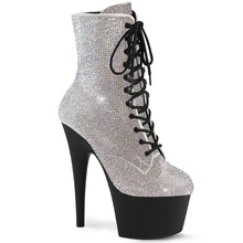 Carregar imagem no visualizador da galeria, Tacones Pleaser ADORE-1020RS Plata Black Mate
