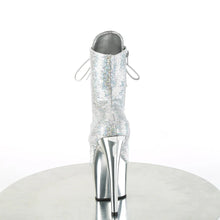 Cargar imagen en el visor de la galería, Tacones Pleaser ADORE-1020SQ-02 Plata Holo Sequins
