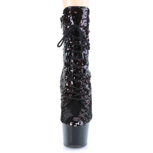 Cargar imagen en el visor de la galería, Tacones Pleaser ADORE-1020SQ Negro Rojo Flip
