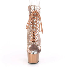 Cargar imagen en el visor de la galería, Tacones Pleaser ADORE-1020SQ Oro Rosa Plata
