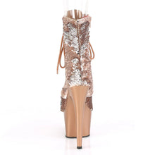 Cargar imagen en el visor de la galería, Tacones Pleaser ADORE-1020SQ Oro Rosa Plata
