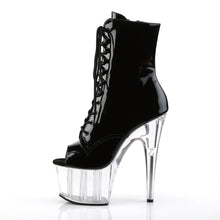 Carregar imagem no visualizador da galeria, Tacones Pleaser ADORE-1021 Negro Charol Transparente
