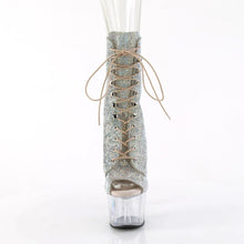 Cargar imagen en el visor de la galería, Tacones Pleaser ADORE-1021C-RS Plata Transparente
