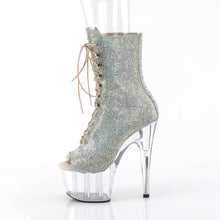 Cargar imagen en el visor de la galería, Tacones Pleaser ADORE-1021C-RS Plata Transparente
