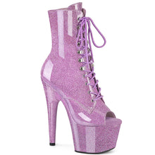 Load image into Gallery viewer, Tacones Pleaser ADORE-1021GP Lilac Purpurina Charol
