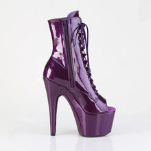 Cargar imagen en el visor de la galería, Tacones Pleaser ADORE-1021GP Morado Purpurina Charol
