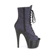 Cargar imagen en el visor de la galería, Tacones Pleaser ADORE-1021MG Morado Purpurina Negro
