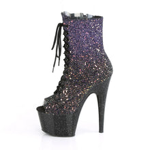 Cargar imagen en el visor de la galería, Tacones Pleaser ADORE-1021OMBG Morado Purpurina Negro
