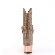Cargar imagen en el visor de la galería, Tacones Pleaser ADORE-1029CHRS Oro Rosa Cromo
