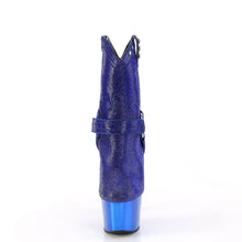 Carregar imagem no visualizador da galeria, Tacones Pleaser ADORE-1029CHRS Royal Azul Cromo
