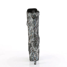Cargar imagen en el visor de la galería, Tacones Pleaser ADORE-1040SPF Plata Holo Snake
