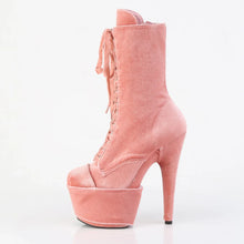 Carregar imagem no visualizador da galeria, Tacones Pleaser ADORE-1045VEL Dusty Rosa Velvet

